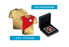 Goldmünze Motiv "Trikot