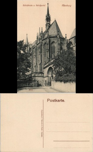 Ansichtskarte altenburg - ansichtskarte,