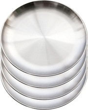 Edelstahl Servierteller Set 4