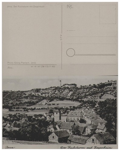 Ansichtskarte jena fuchsturm - jena,
