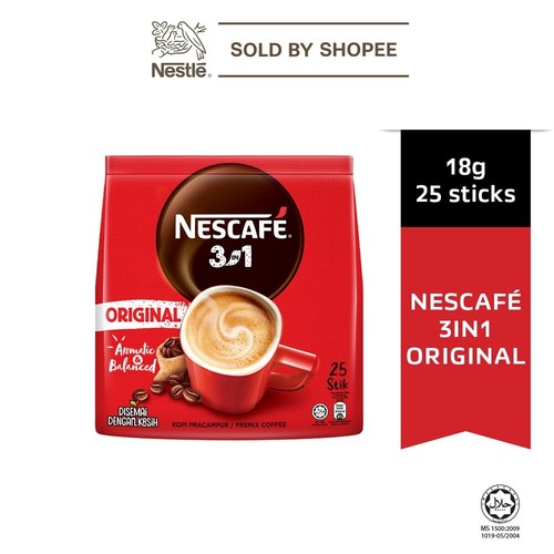 4pack nescafe 3in1 original - 4pack,