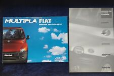 FIAT Multipla Bipower + Blupower Erdgas Prospekt, 02.2001 + Preisliste