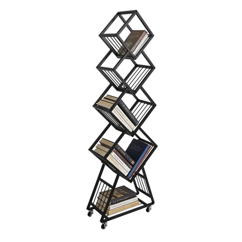 Drehbares bucherregal - bucherregal, 5