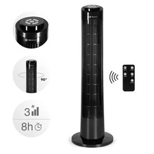 TECVANCE Design Turmventilator Fernbedienung Säulenventilator Standventilator