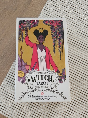 Modern witch tarotkarten set - witch,