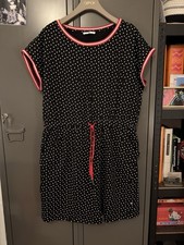 AJC Kleid Schwarz Weiß Rot Punkte Polka Dots XXL 2XL 48 Rockabilly Rock N Roll