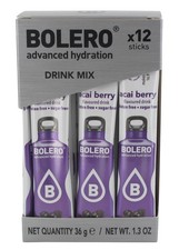 (203,06EUR/kg) Bolero Sticks Instant Getränkepulver 12 x 3g Beutel 