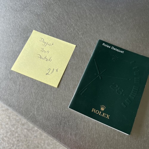 Rolex datejust booklet - datejust, /