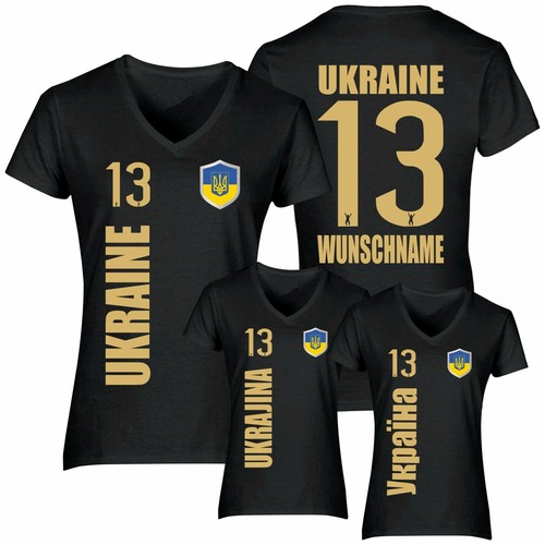 Fanshirt ukraine trikot damen - ukraine,