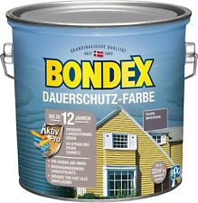 Bondex Dauerschutzfarbe taupe (montana) 2,5L Holzfarbe Deckfarbe Wetterschutz