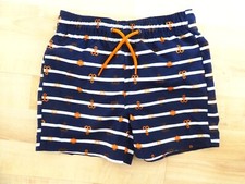 Schöne maritime Badehose für Jungen, "Anker", Blau-Weiß, Gr. 98/104, NEU!