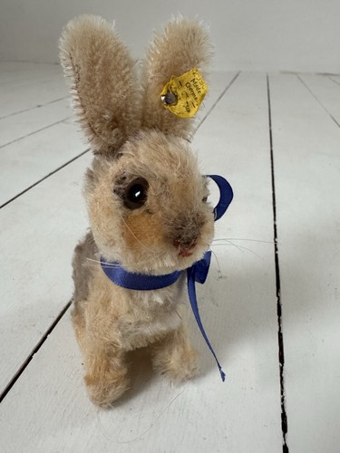 Steiff alter hase mit knopf - mit,