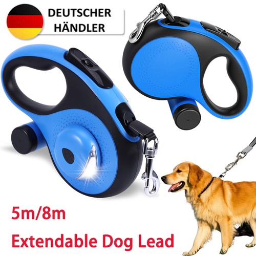 Hundeleine einziehbar 8m - hundeleine,