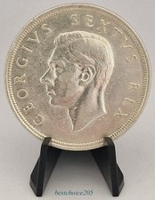 Silver Coin - 5 Shilling 1951 South Africa, Springbok - KGIV #3