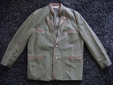 Alphorn Trachtenjacke / Sakko Jacke Janker, Kunstleder, grün, Gr.  54 / XL, NEU