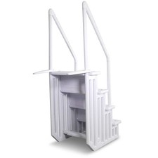 Schwimmbad Leiter Treppe Kunststoff 4 Stufen Pool Schwimmbecken Spa Easy Entry