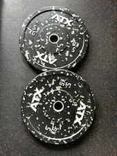 2 x ATX Color Splash Bumper Plates - 5 kg 50 mm Ø Gewichtsscheiben