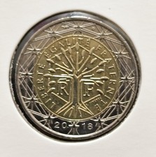 2 EURO Münze Frankreich 2018
