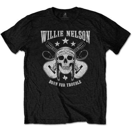 Willie nelson skull t - -,