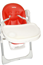 PEG PEREGO Hochstuhl Babystuhl mitwachsend rot weiß Prima Pappa Follow Me B25