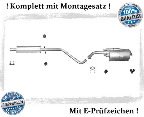 Auspuffanlage für chevrolet - für,
