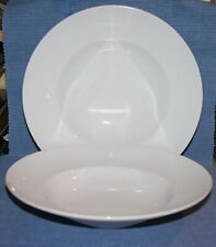 Thomas Rosenthal Porzellan: 2 große Pastateller / 30 cm / weiß