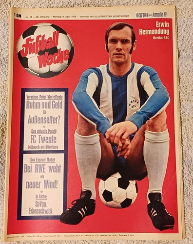 Fußball woche 1973 - fußball,