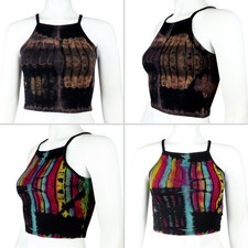 Half Top Crop Top Batik Birch