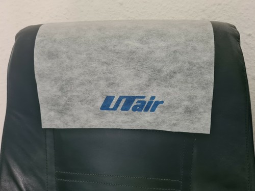 Utair russian airline headrest - utair,