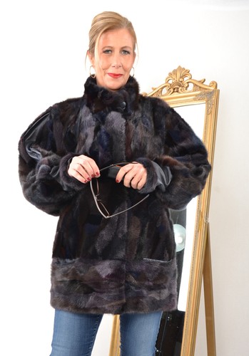 A5486 nerzjacke echt pelz - a5486,