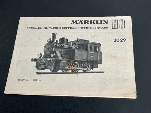 Märklin 3029 anleitung - märklin,