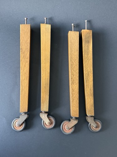 Vintage möbelbeine holz - 4x,
