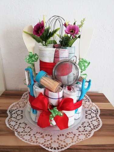 Handtuchtorte als geschenk - handtuchtorte,