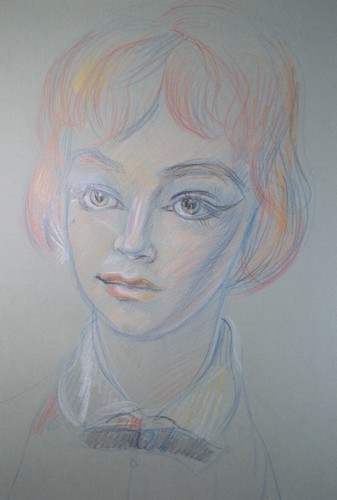 Original pastellzeichnung - original,