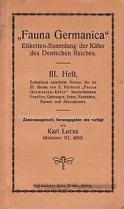 Fauna germanica - fauna,