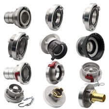 STORZ A B C D Saug Blind Fest Kupplung Reduzierung Übergangsstück 1" 2" 3" 4"