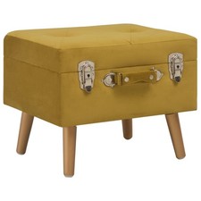 Hocker mit Stauraum 40cm Samt