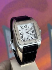 Cartier Santos silberfarbenes