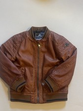 Kids Bikerjacke Brown 122