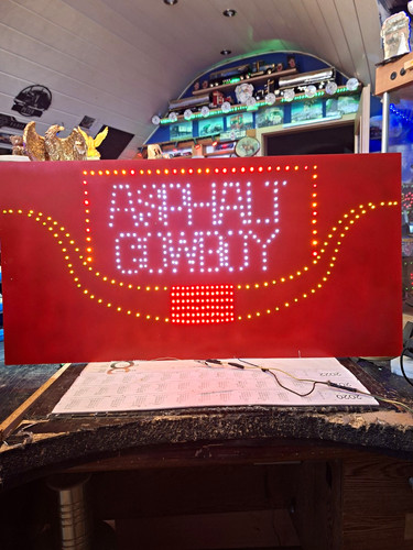Led leuchtschild mit text - led,