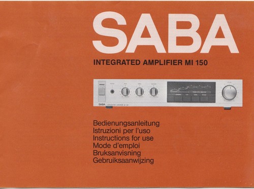 Saba bedienugsanleitung - saba,