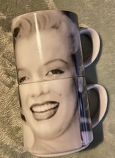 2 Kaffeetassen Oder Tee Oder Kakao Motiv Marilyn Monroe Top Zustand 