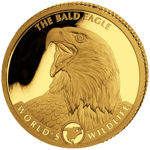 Goldmünze weißkopfseeadler - goldmünze,