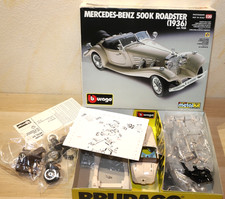 Bburago MetalKit 7020 Mercedes Benz 500 K Roadster 1936 (Neu Ungebaut) 1:20