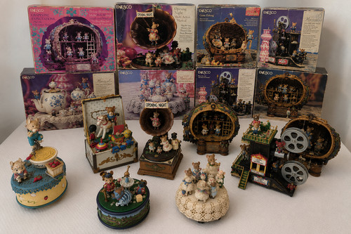 Enesco spieluhren konvolut - spieluhren, 14