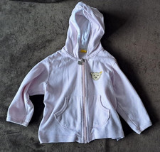 Gebraucht Mädchen Baby Steiff Sweatjacke, Hoodie, Pulli mit Kapuze Rosa Gr. 74