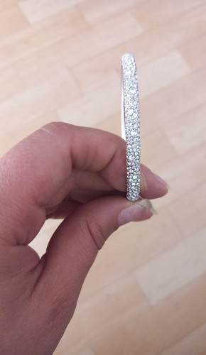 Swarovski snow pavé - pavé-, rhodium