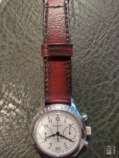 POLJOT 3133 Chronograph PILOT UDSSR sowjetische Vintage weiß