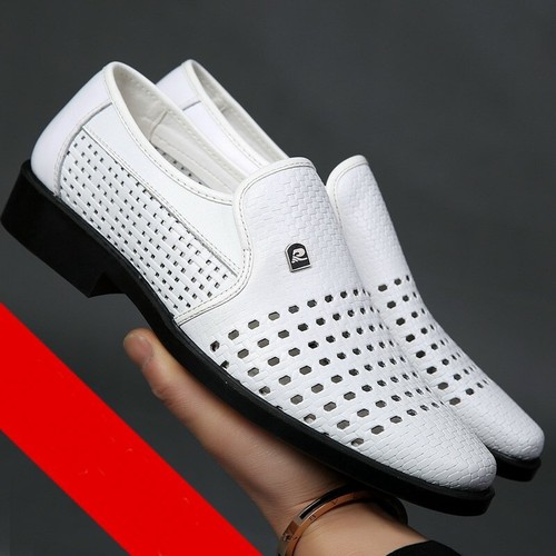 Herren echtleder halbschuhe - echtleder,