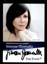 Simone Thomalla Tatort Autogrammkarte Original Signiert # BC 220199